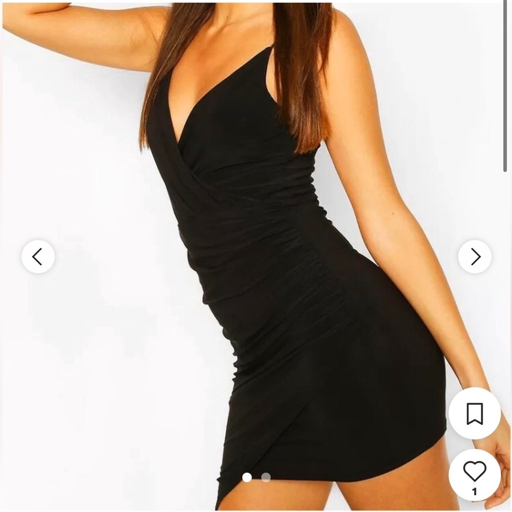 Boohoo Black Mini Dress